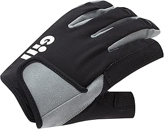 Gill Deckhand Sailing Gloves - Long Fingers with Exposed Finger and Thumb - 50+ UV Sun Protection & Water Repellent