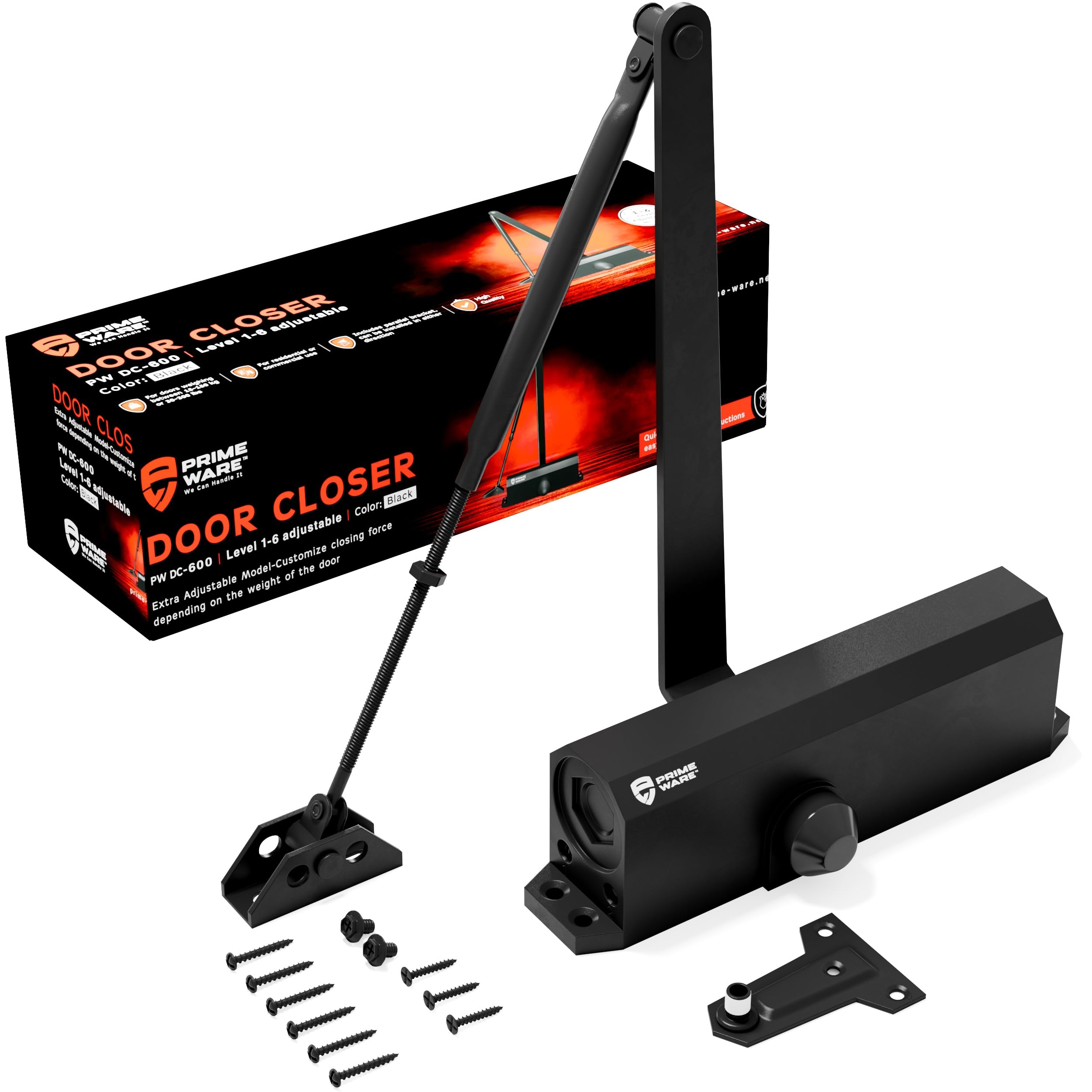 Adjustable Spring Hydraulic Aluminum Alloy Closure Door Closer For Residential And Light Commercial Door Pd550829748 - View #10