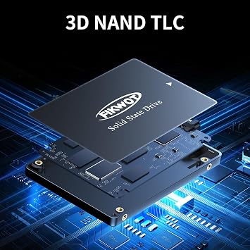 Fikwot FS810 4TB SSD, 2.5 SSD SATA III 6Gb/s, Solid State Drives, Up to 560MB/s, 3D NAND TLC Flash, Internal SSD for Desktops and Laptops(Black)