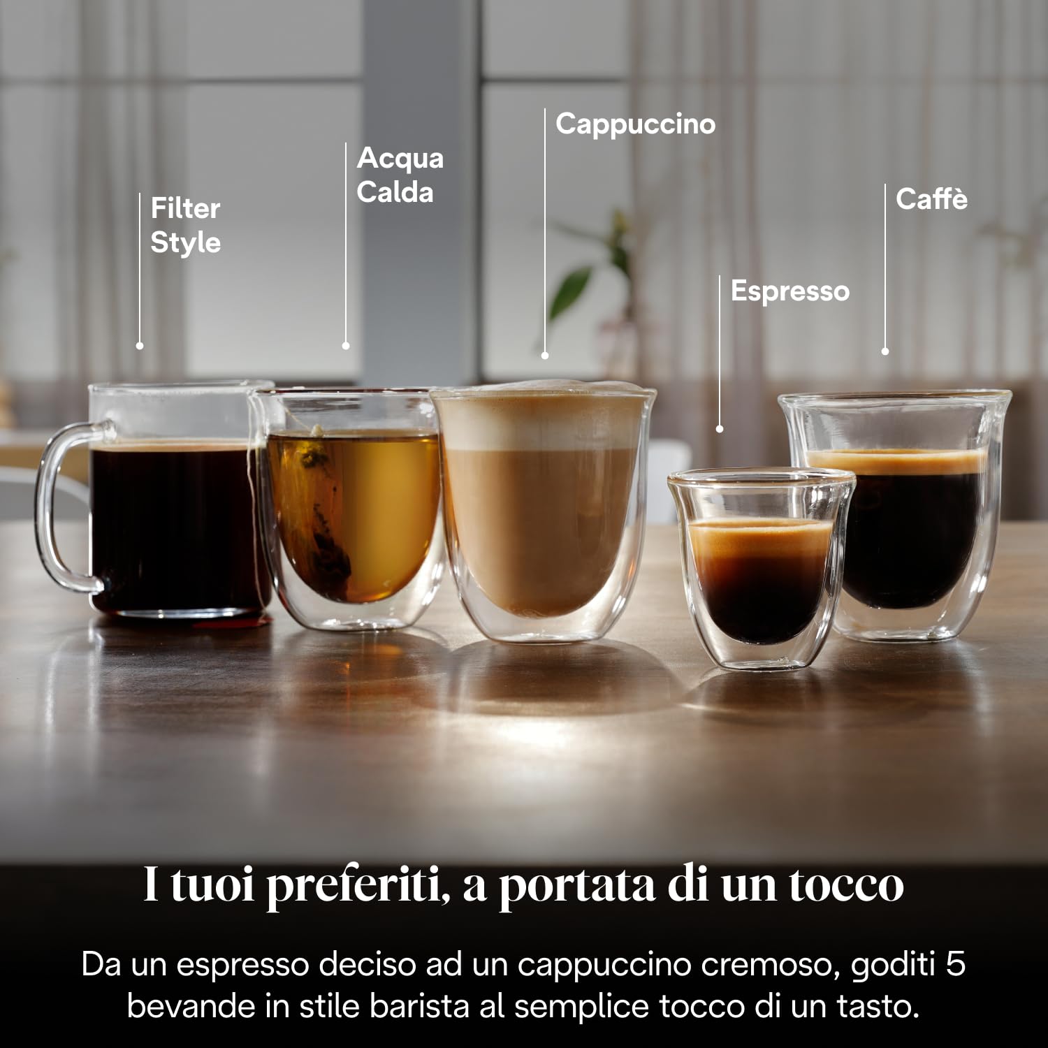 De'Longhi Magnifica ECAM292.33.SB, Macchina da caffè Automatica, Chicchi macinati al momento, 4 Bevande One Touch, Montalatte classico, Spegnimento Programmabile, Argento