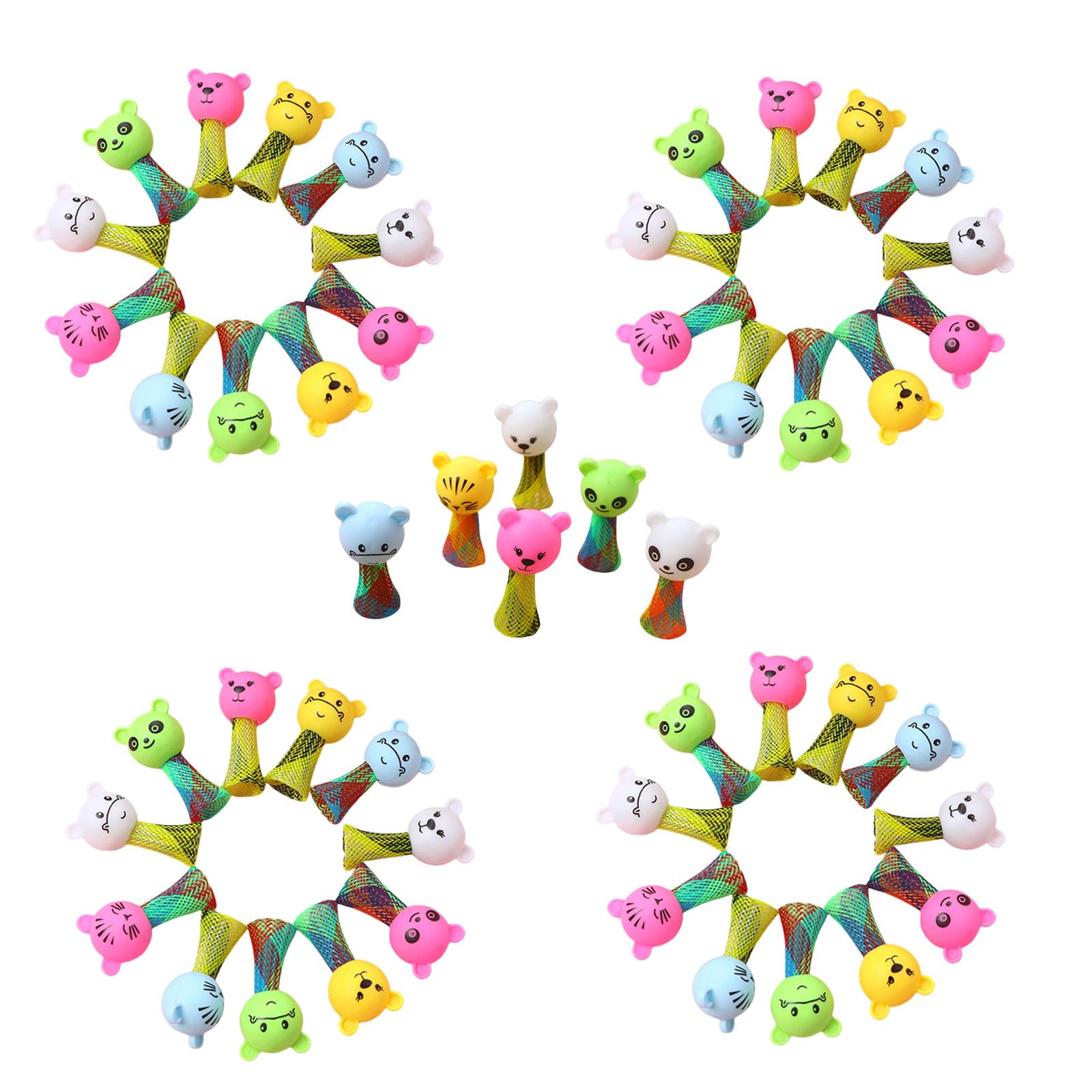 HGENAHGTF Playful Cartoon Bouncing Figurines Hand Eye Coordination Enhancers Playful Jumping Cartoon Figurines Funny Toy Educational Plaything