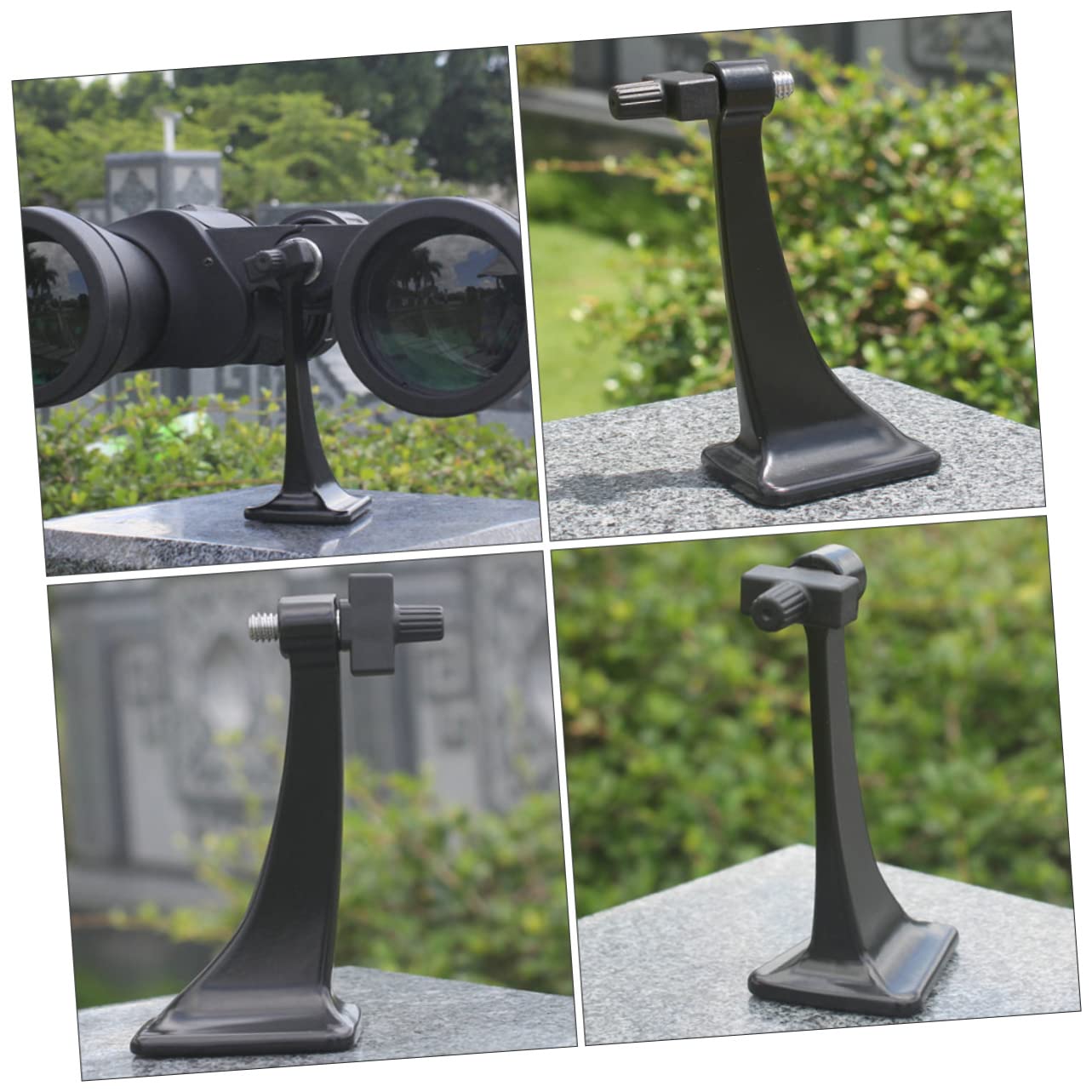 Gadpiparty 4 Pezzi Binocolo Per Birdwatching Adattatore Treppiede Filettatura 1/4 Pollice Staffa Di Montaggio Robusta E Stabile