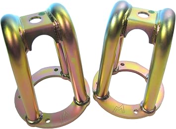 Terrafirma Set of 2 Heavy Duty Front Shock Towers/Turrets for Land Rover