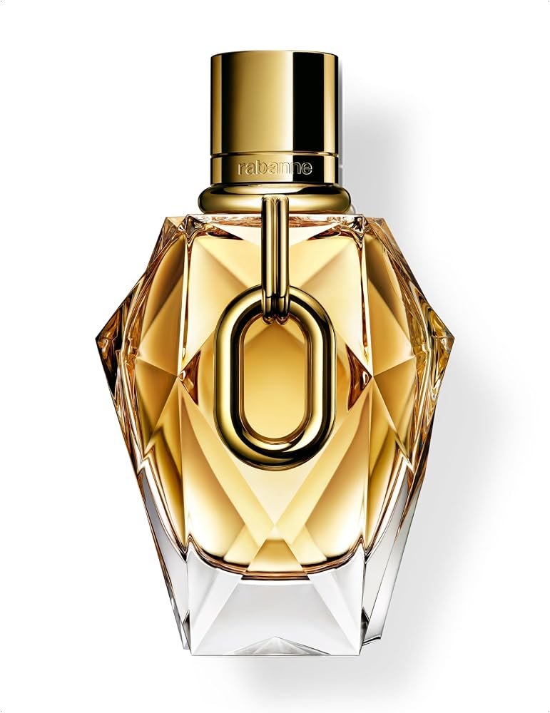 Rabanne Million Gold For Her Eau de Parfum - Long Lasting Refillable Designer Perfume for Women with Sparkling Rose, White Flowers & Salty Mineral Musk - Luxury Fragrance