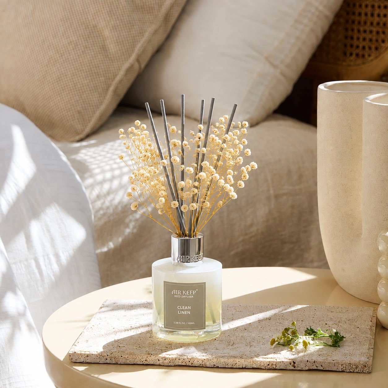 3.38 fl oz Reed Diffuser Set with 8 Reed Sticks Y438