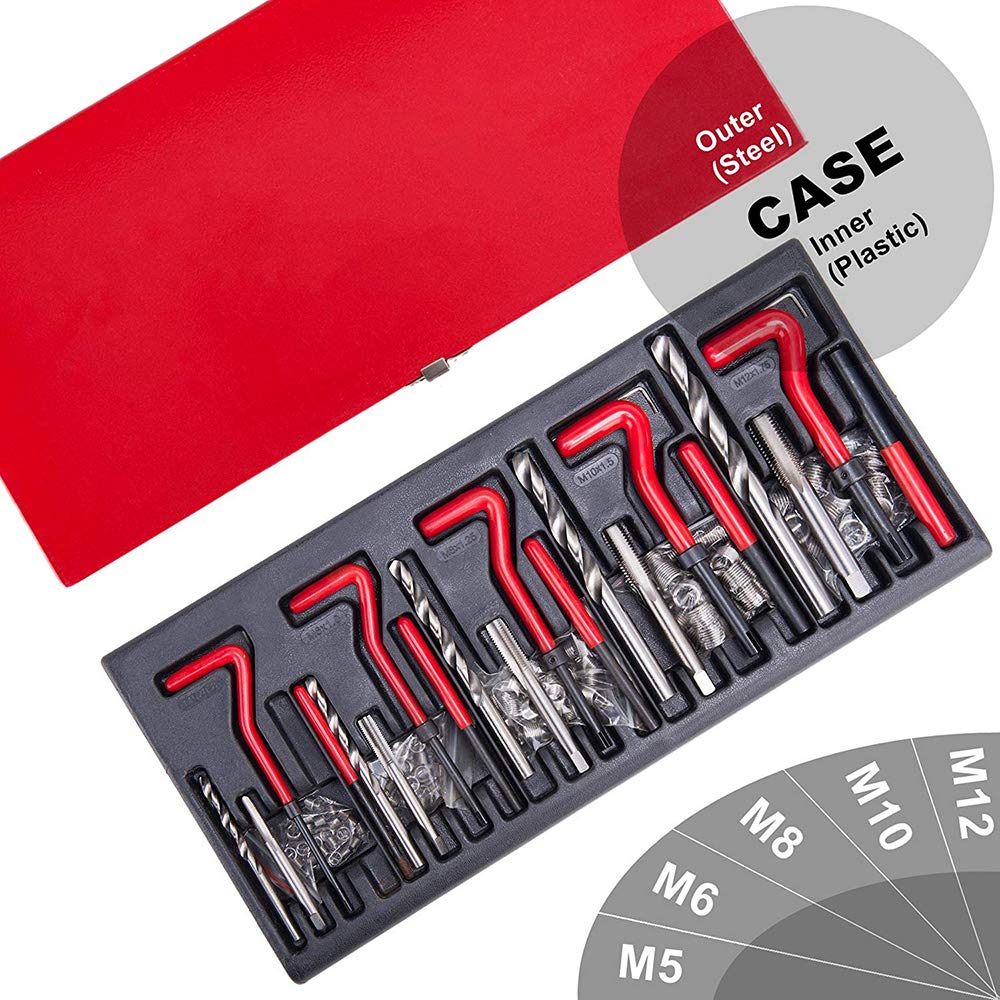 Kit 131 outils de réparation de filetage , outils de reparation