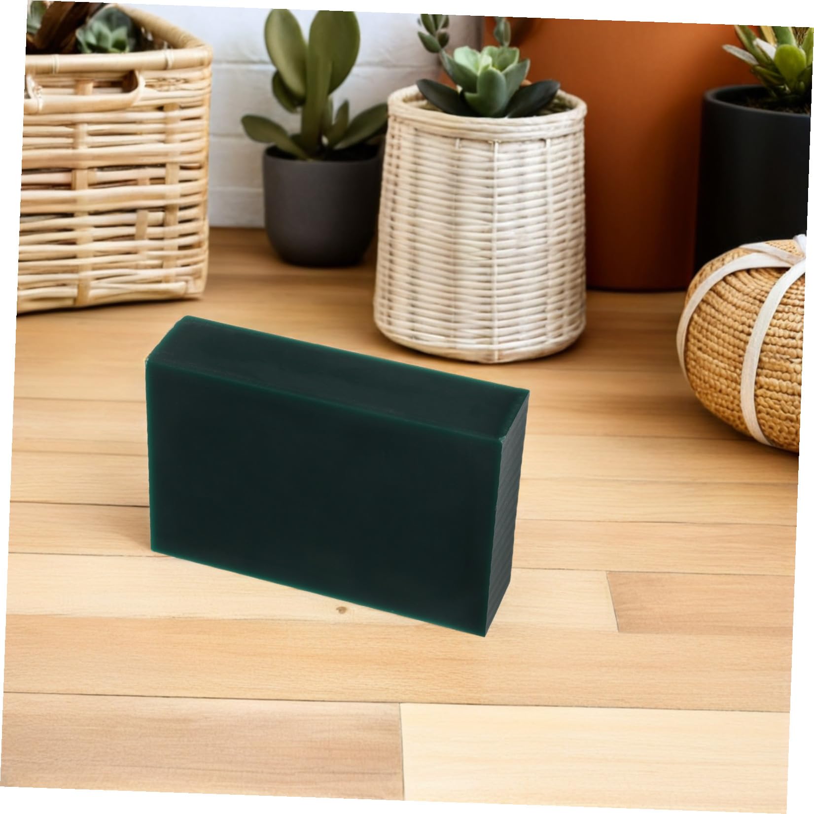 Zerodeko Bloque de Cera para Joyería Verde para Tallado y Moldeado Herramienta de Cera para Fundición de Joyas de Bricolaje para Modelado Preciso Compatible Múltiples Metales