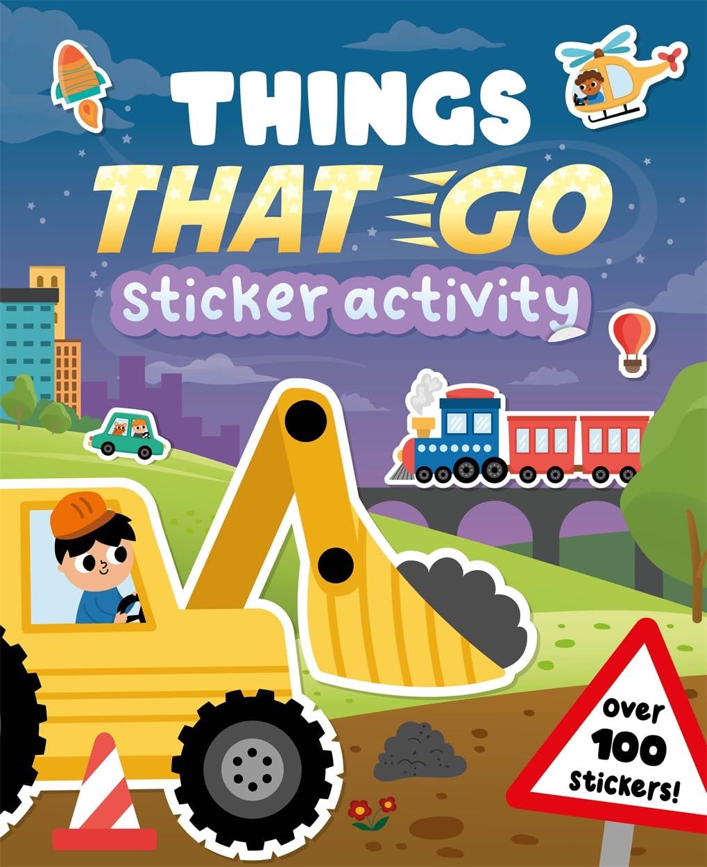 Things That Go Sticker Activity (Sticker activity book with over 100 stickers)