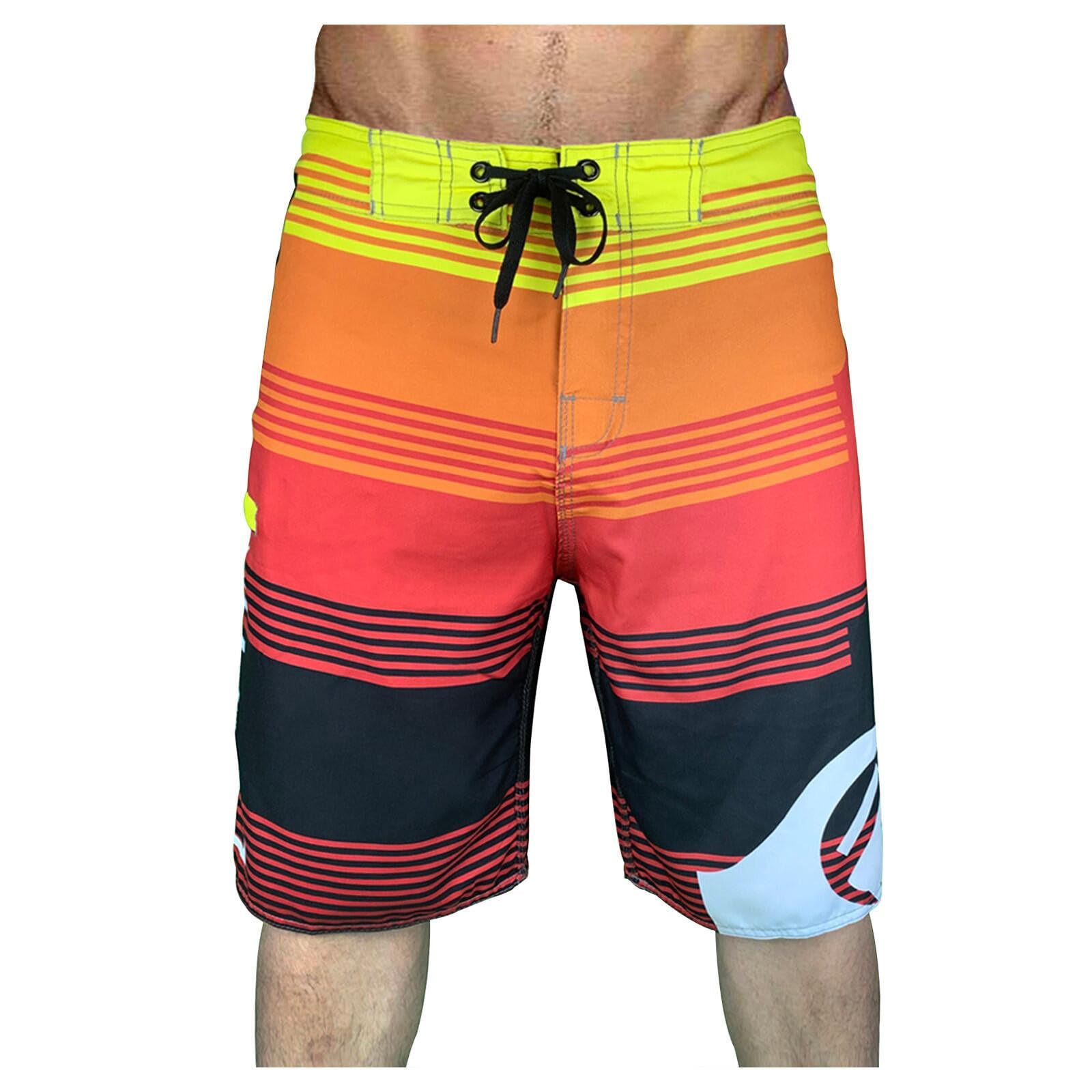 Sunnyuk Bañador Hombre Shorts de Baño Bañadores Hombre Playa Pantalones Cortos de Baño Trajes de baño Swimwear Suave y Cómodo Swimsuit Talla Grande
