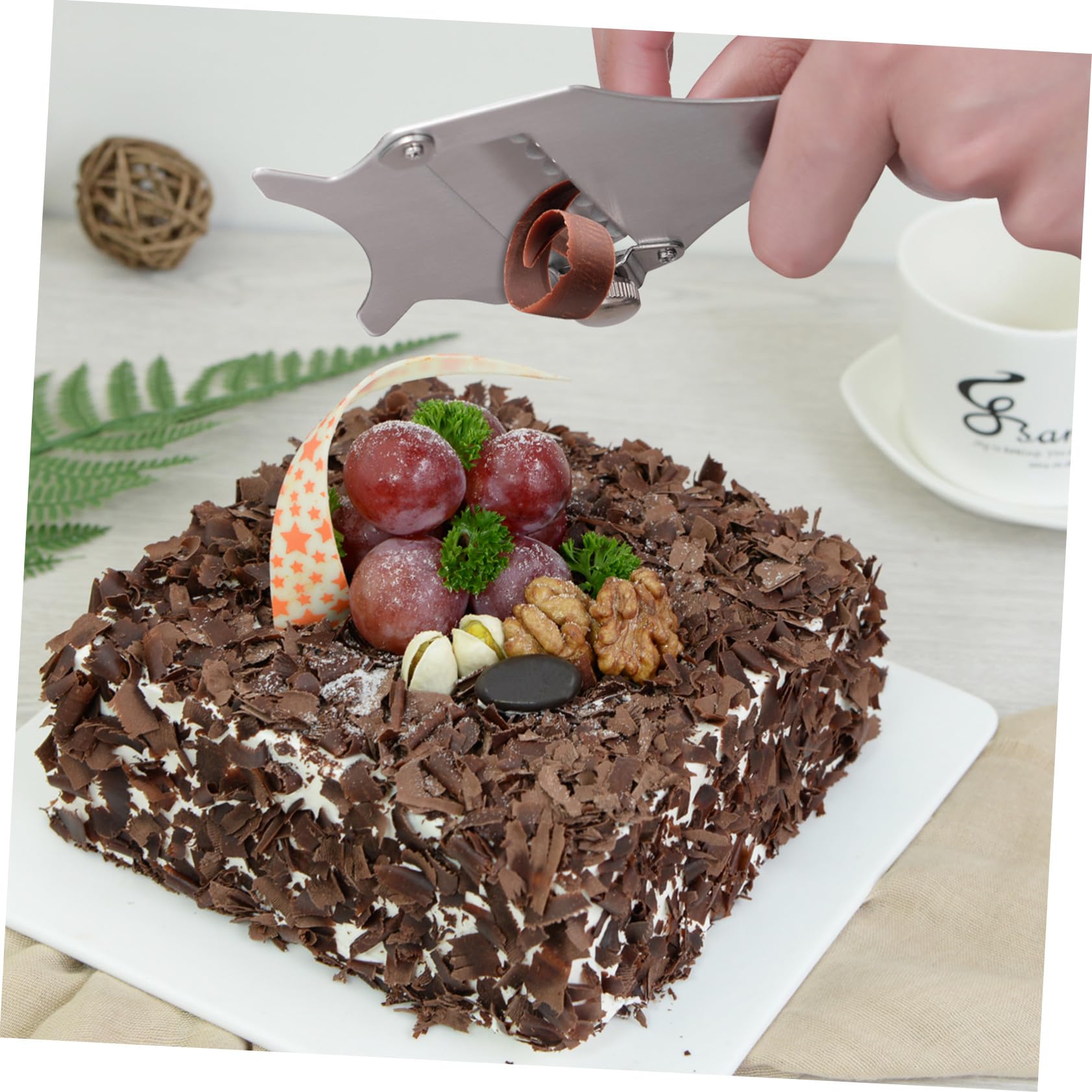 Pelapatate Portatile in Acciaio Inox per Frutta e Verdura, Argento