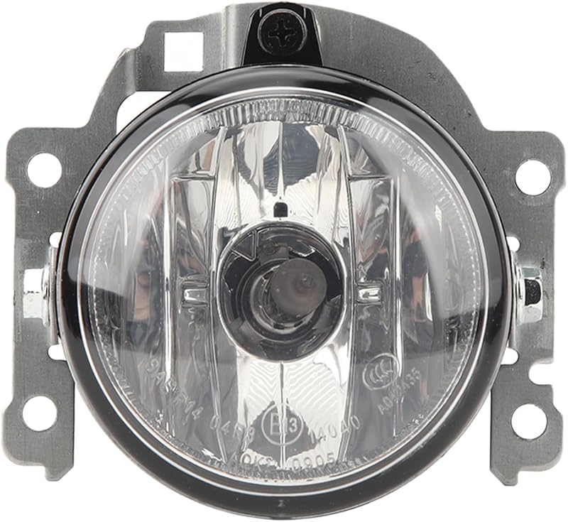 Farol de neblina dianteiro aqxreight para Mitsubishi Outlander 2016–2019 com lente cristal e lâmpada H16 – 1 unidade