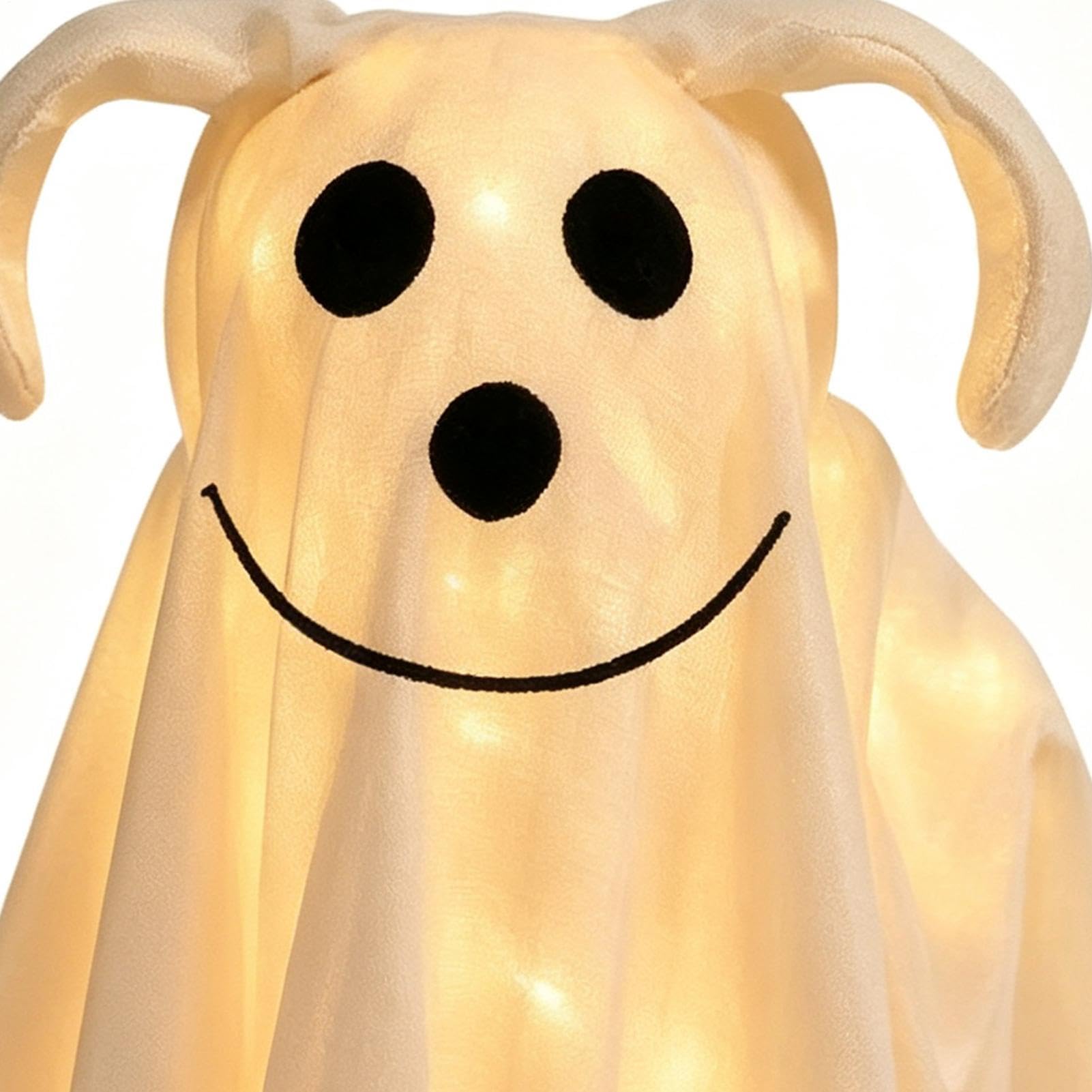 Halloween duch świecący duch spacerujący pies nawiedzony dom figurki