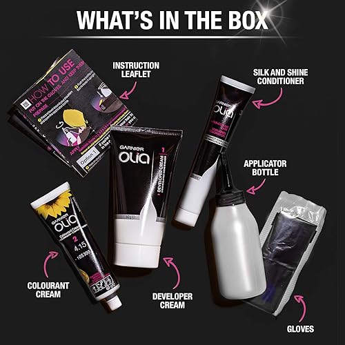 Vista 24 de Garnier Olia - Tinte para el cabello libre de amoníaco [4.0], marrón oscuro, 1 unidad (paquete de 4)