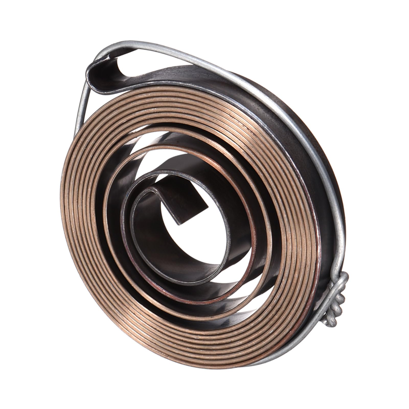CoCud Molla per Trapano a Colonna, 60,6 Lunghezza 56x10x1mm Molla di Ritorno dell'Albero di Alimentazione - (Applicazioni: per Molla Spirale Tubo Volume Aspirapolvere), 2pz