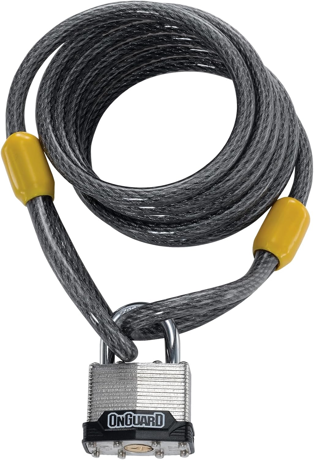 Candado cable coil 6 ft OnGuard Doberman con llave