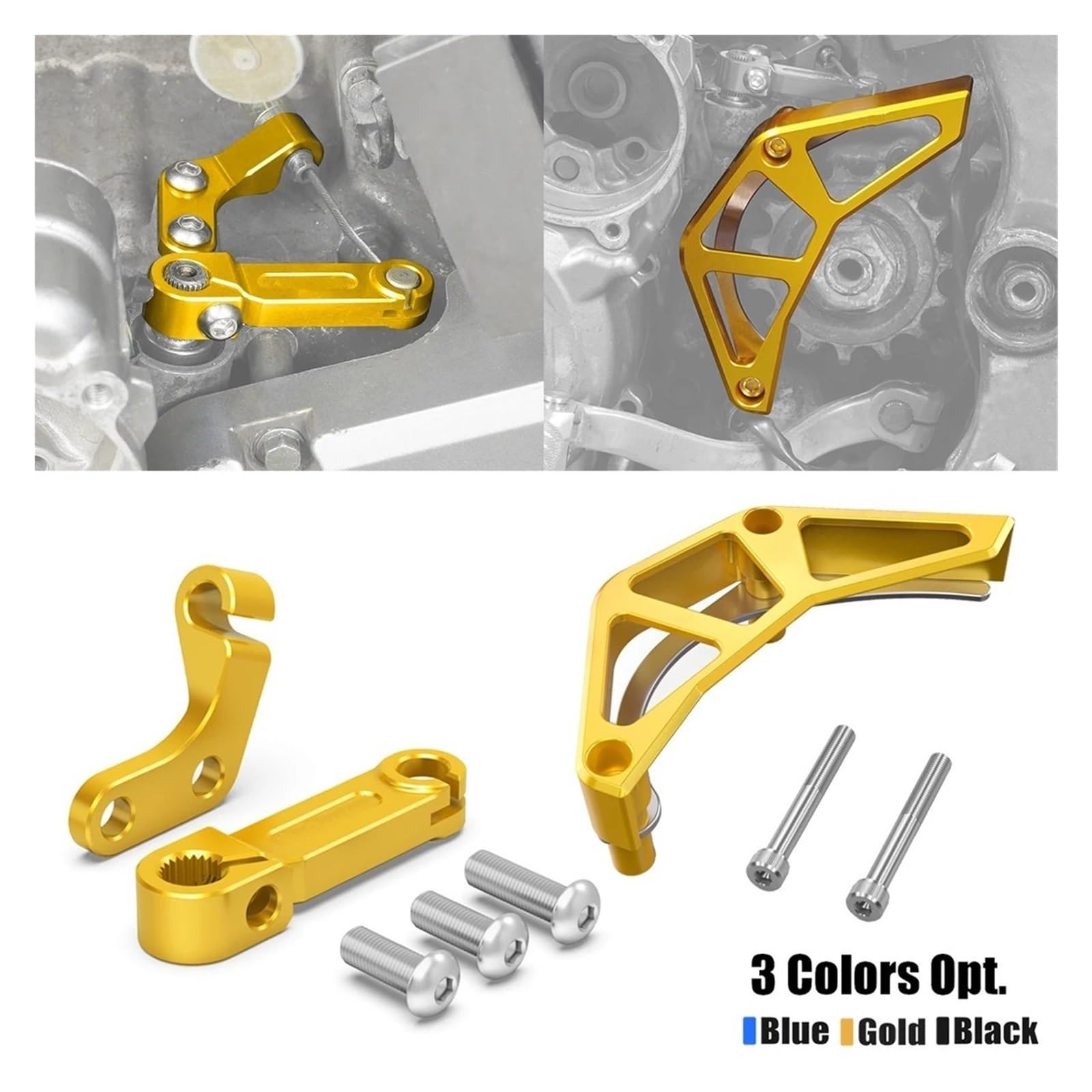 Pasuje Do Suzuki DRZ400S DRZ400SM 2000-2024 Osłona Zębatki Przedniej Łańcucha Ramię Zwalniające Sprzęgło Ogranicznik Linki osłona zębatki silnika łańcucha