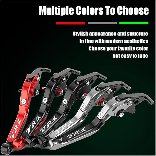 Miniatura 6 de Set Motorcycle Accessories CNC Adjustable Extendable Foldable Brake Clutch Levers for Benelli TRK 251 2020 TRK502 TRK 502X 2019 2018 Clutch Brake