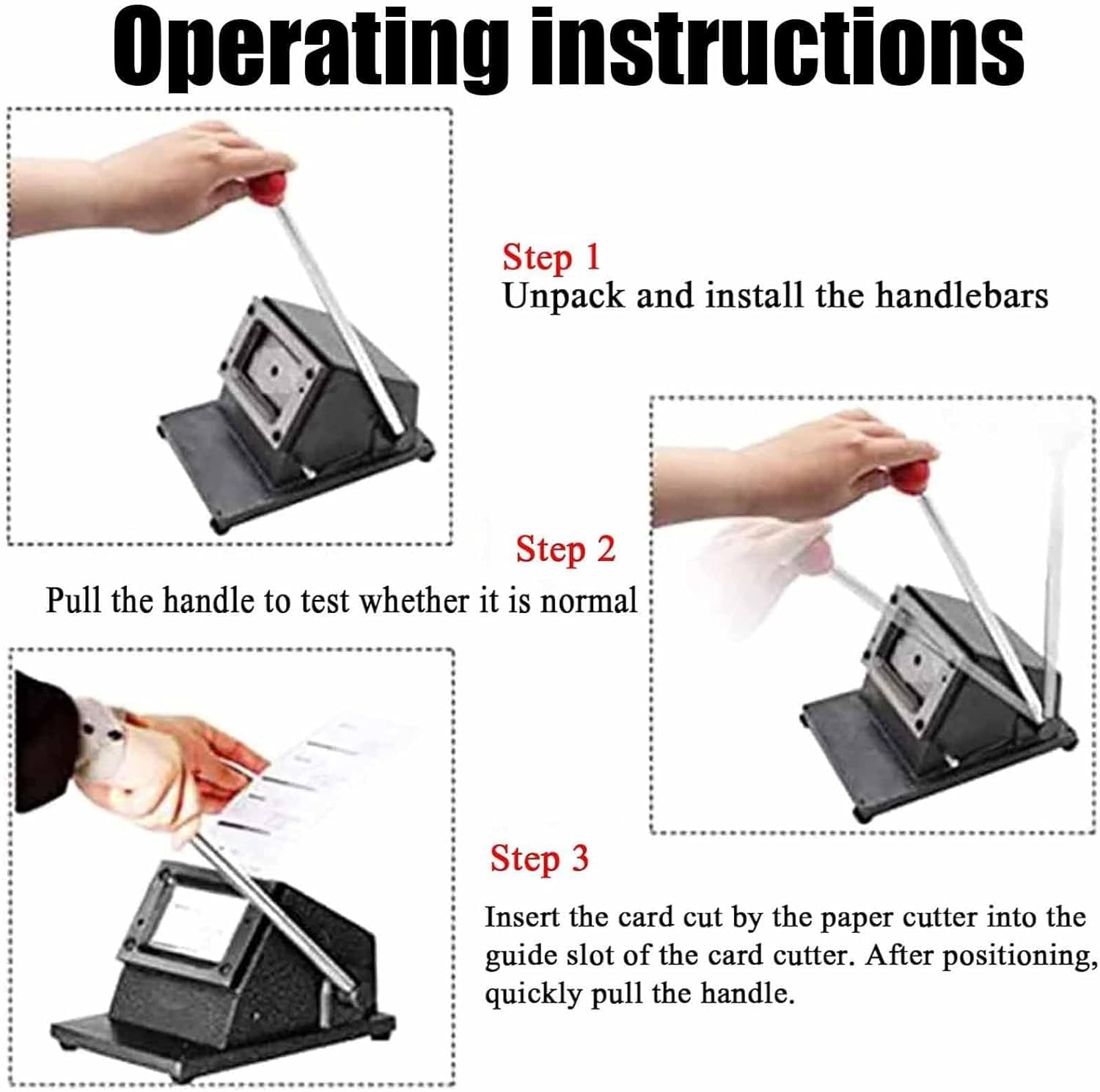 Taglierina Manuale per Biglietti da Visita in PVC, Taglierina per Biglietti da Visita in PVC Interamente in Metallo, Macchina per Angoli Arrotondati per Carte di Credito da Tavolo con Lama