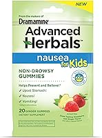 Vista 12 de De los creadores de Dramamine, Advanced Herbals, masticables de jengibre, masticables blandos para aliviar náuseas sabor a limón-miel-jengibre, 40