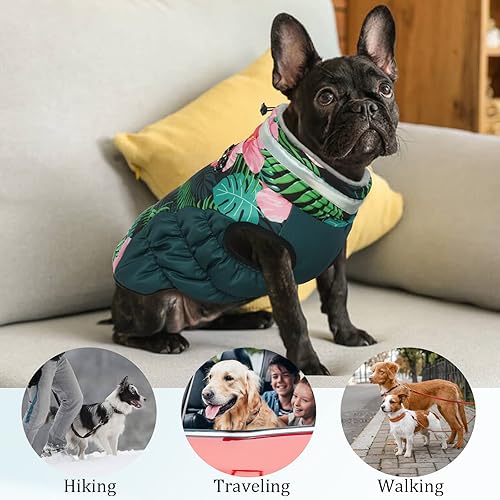 Miniatura 5 de Abrigo de invierno para perro, chaqueta reflectante de invierno para perro, abrigos para perros medianos, abrigos de clima frío para perro, traje de