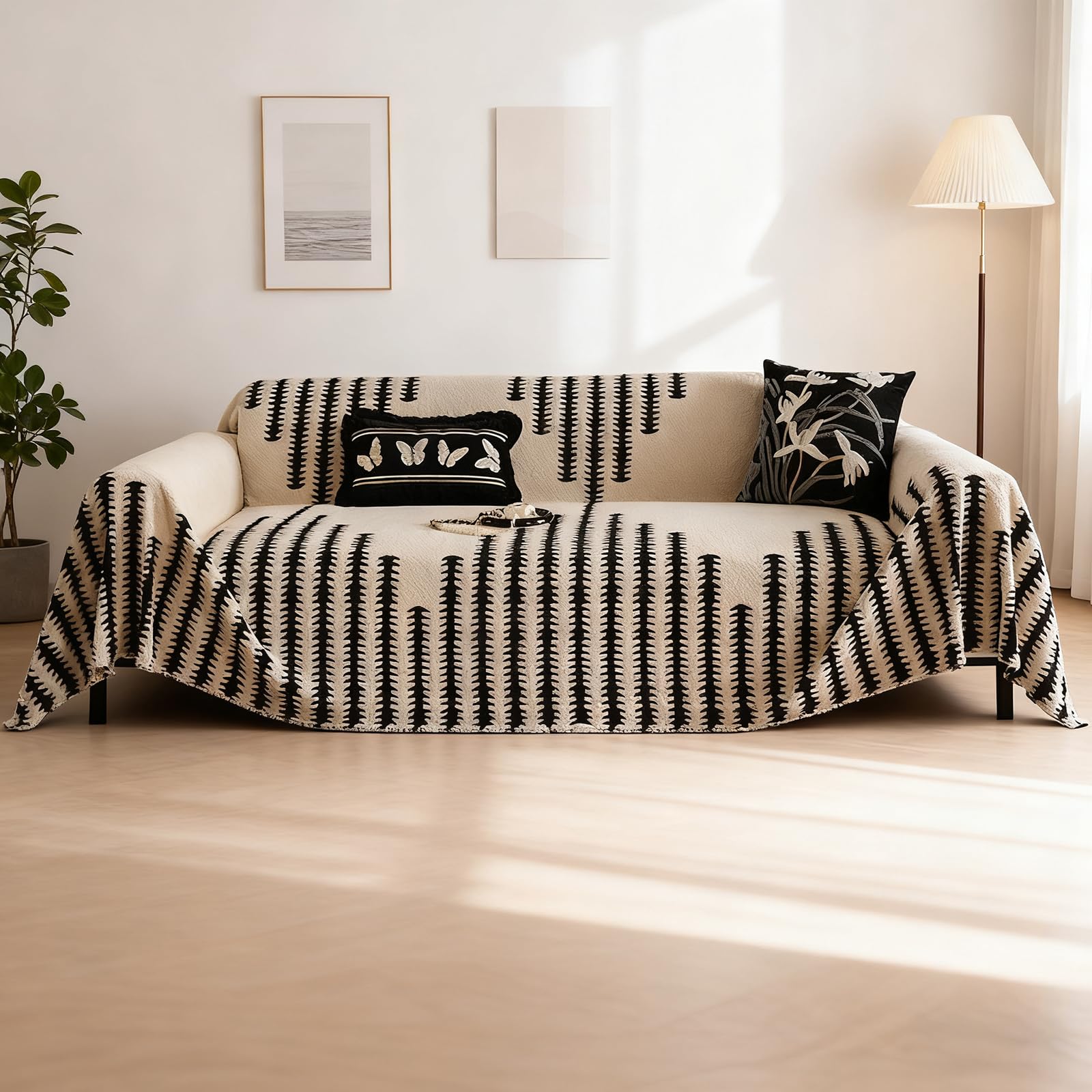 Funda de sofá gruesa y apta para mascotas, protector de sofá para perros y gatos, fácil de limpiar, diseño simple, impermeable y resistente a los arañazos