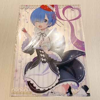 リゼロ　プリマグラフィ　レム誕生日記念　書き下ろし リゼロ プリマグラフィ レム 誕生日記念 アニメイラスト