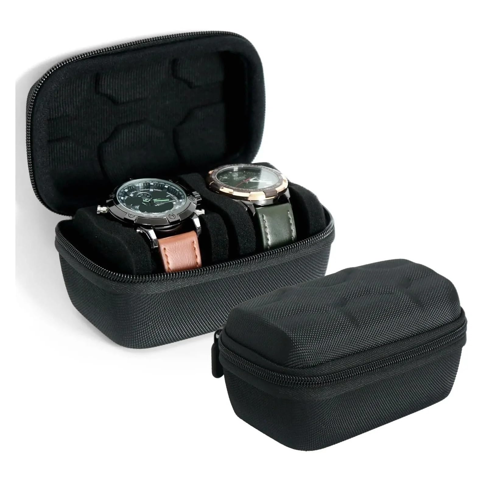 Uhrenbox-Organizer for Männer oder Frauen, Uhren-Reiseetui, tragbarer Aufbewahrungs-Uhrendisplayhalter for Armbanduhren und Smartwatches zur Aufbewahrung von Uhren(Color 7)
