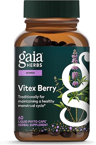 Miniatura 10 de Gaia Herbs Vitex Berry - Apoya el equilibrio hormonal y la fertilidad para las mujeres - Progesterona saludable para la salud menstrual - 120
