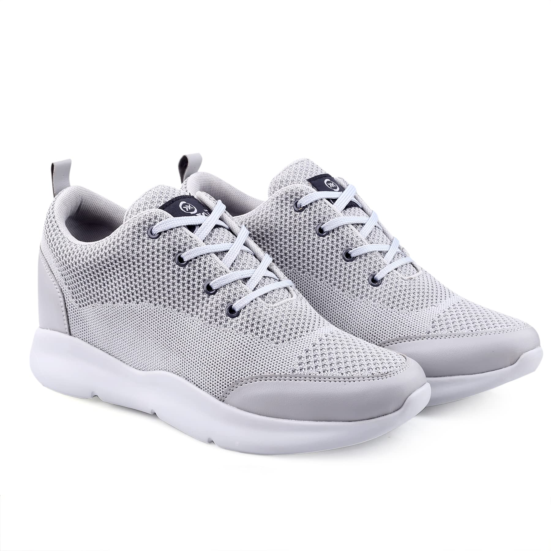 YUVRATO BAXI Mens 3 Inch Hidden Height Increasing Grey Casual Sports Lace-Up Shoes with Eva Sole.. 9 UK (B0C56VD62R) Amazon Price History, Amazon Price Tracker