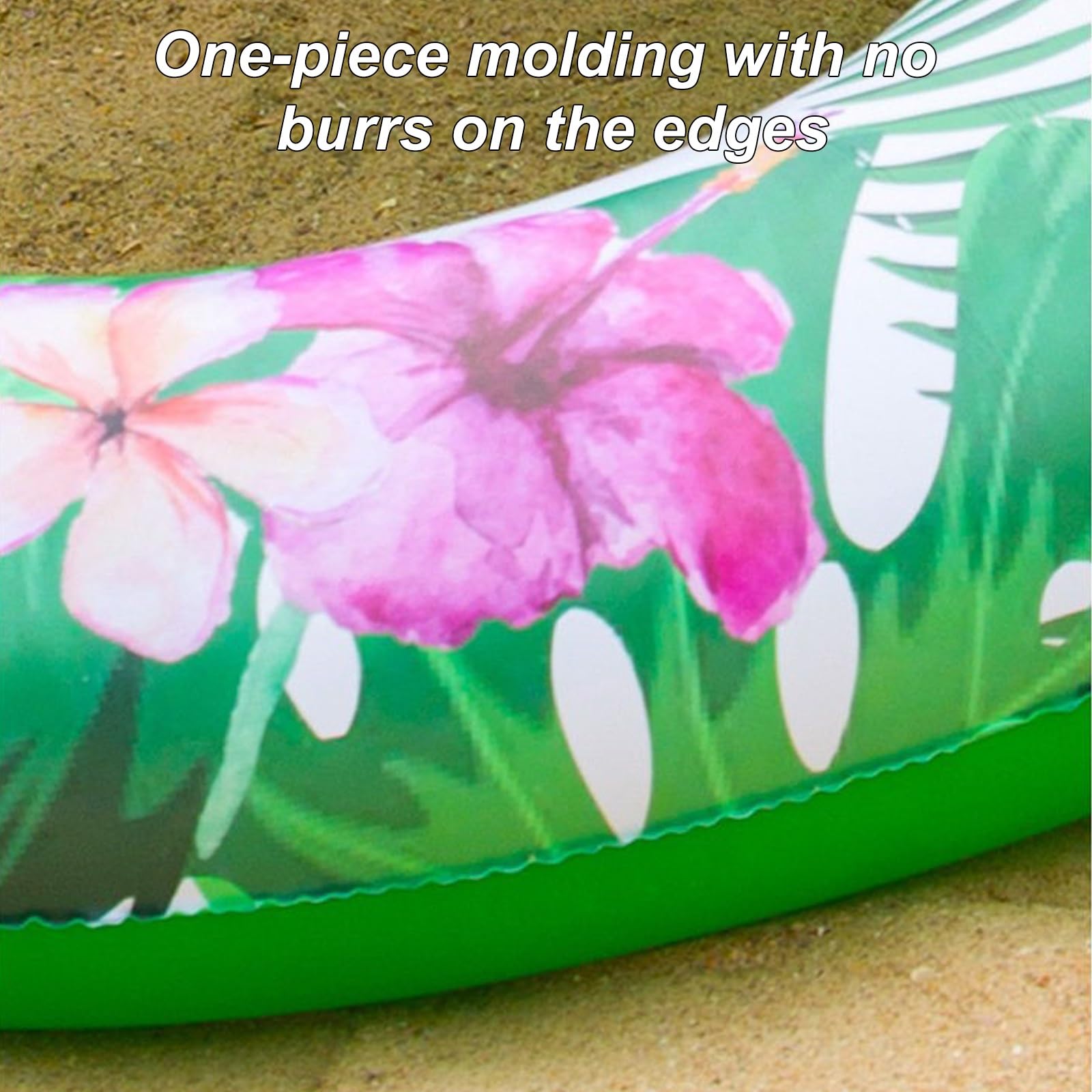 Matelas Gonflable Piscine, Transat Gonflable | Avec Porte-gobelet et Dossier Ergonomique, Fond en Filet, pour une Fête sur la Plage