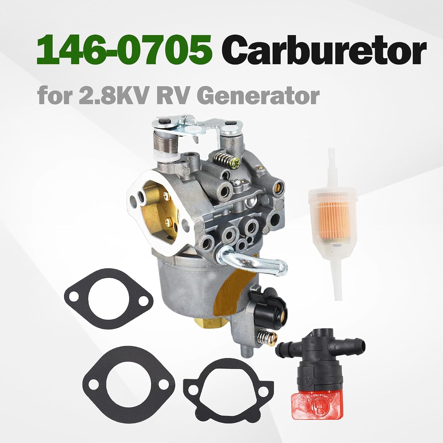 ALL-CARB Carburetor Carb Replacement for Onan Cummin 2.8KV RV Generator 146-0705 146-0802
