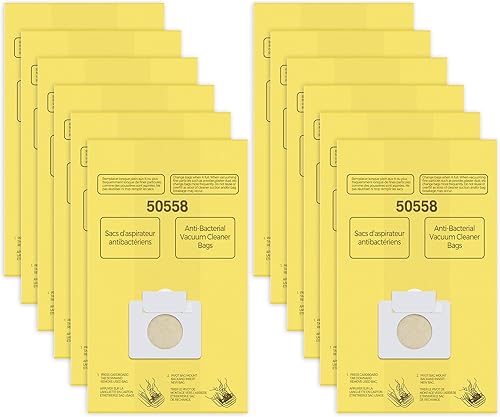 Miniatura 18 de 50558 Bolsas de vacío de repuesto para recipiente Kenmore tipo C/Q 5055, 50555, 50557, 50558 y Pana·sonic tipo C-5, C-18, 200 Series, 400 Series,