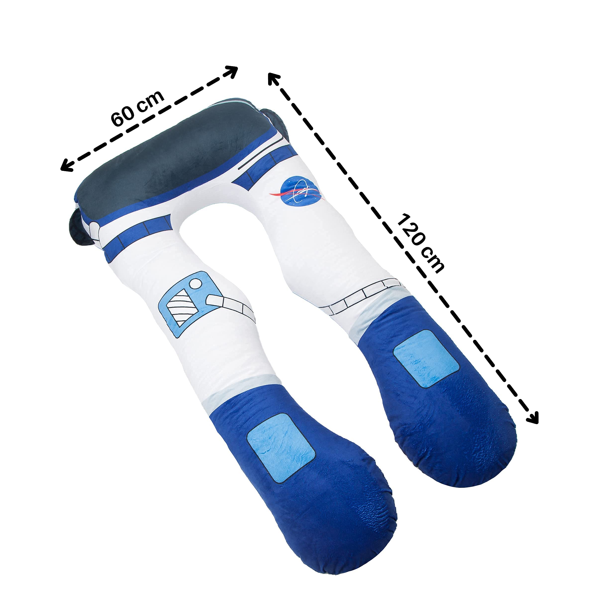 KomfortKissen Salud Niños Almohada para Dormir | Antiestrés | Almohada Infantil para TDAH (Astronauta)