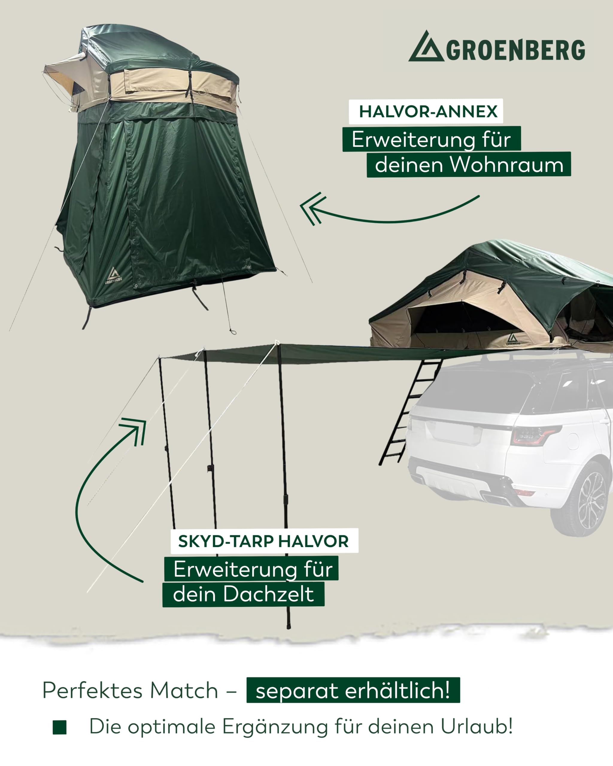Lagom Regiestuhl I klappbarer Campingstuhl mit Armlehnen & Bambusrahmen I leicht, kompakt & belastbar bis 150 kg I ideal für Camping, Garten & Reisen