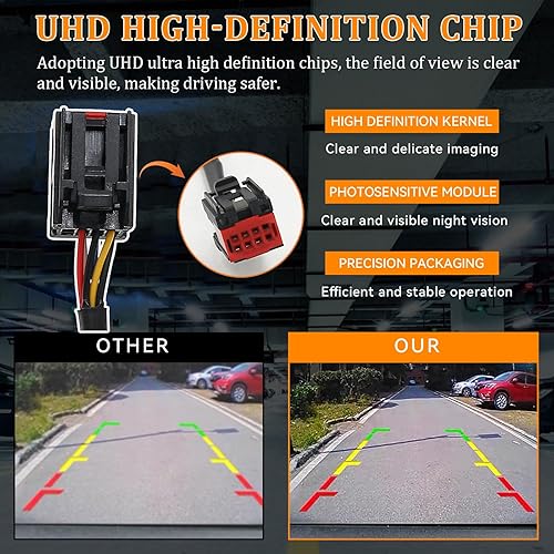 Miniatura 3 de New Rearview Reversing Assist Camera Compatible with Maserati Ghibli 2013-2015 Maserati Quattroporte 2013-2015 Replaces 178259