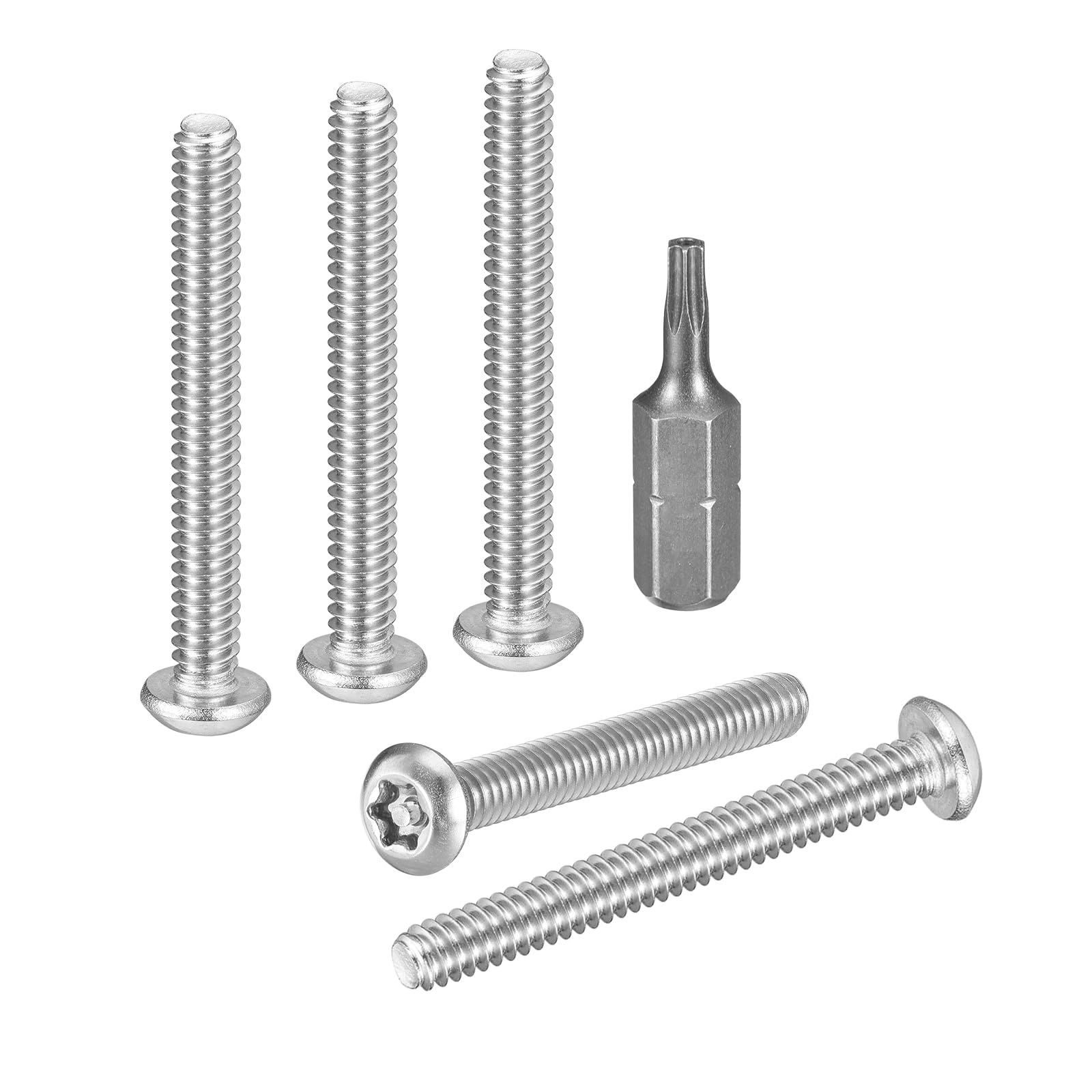 DTGN #10x1-1/2" Pan Head Torx Security Screws, 25Pack, Good for Machinery