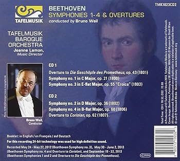 Amazon.co.jp: ベートーヴェン:交響曲 第1番-第4番&序曲集(Ludwig van