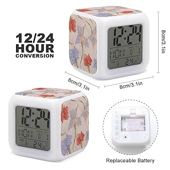 STAYER アラームクロック フラワーモチーフ STAYER アラームクロック フラワーモチーフ