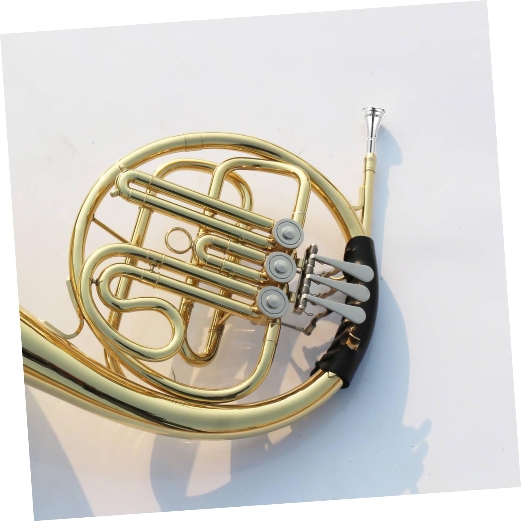 VANZACK French Horn Present Silver Pure Copper Mouthpiece Easy to Use and Durable Musical Accessory