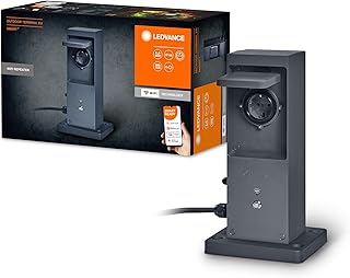 LEDVANCE SMART+ WiFi Outdoor Terminal EU mit integriertem Repeater & 2 Steckdosen, weiß, 230V, erweitert die WLAN-Zone im Freien, Kopplung von drahtlosen Geräten, App-steuerbar, 3 Jahre Garantie, IP44