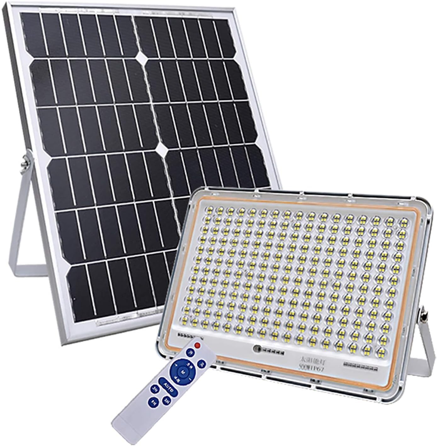 Led Solar Powered Floodlights Monocrystalline Silicon Panels(300W)
