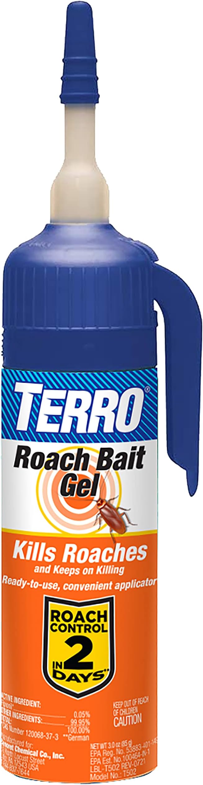 TERRO T502 ReadytoUse Indoor Roach Bait Roach Gel Killer Kills German, American