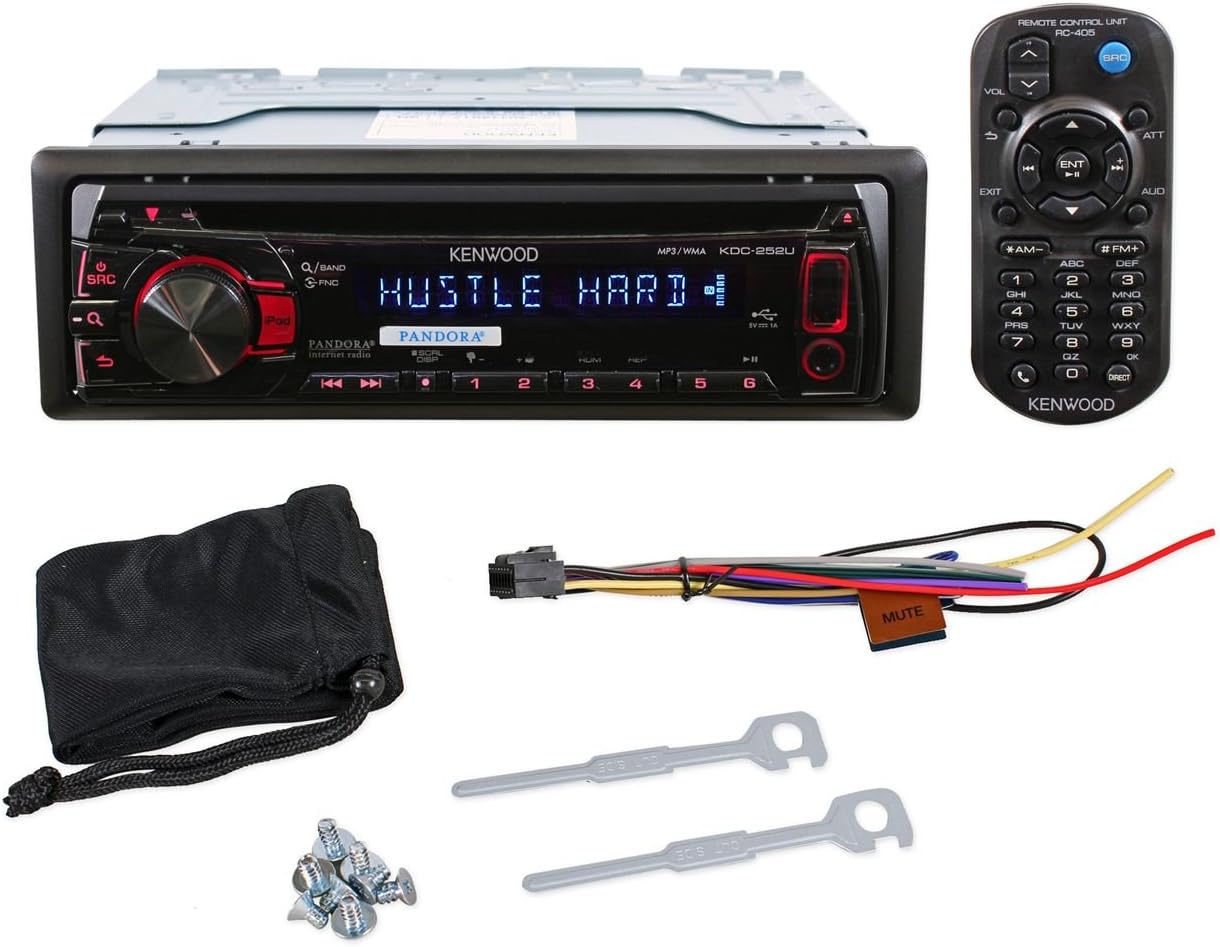 Kenwood KDC-252U In-Dash USB/CD Receiver