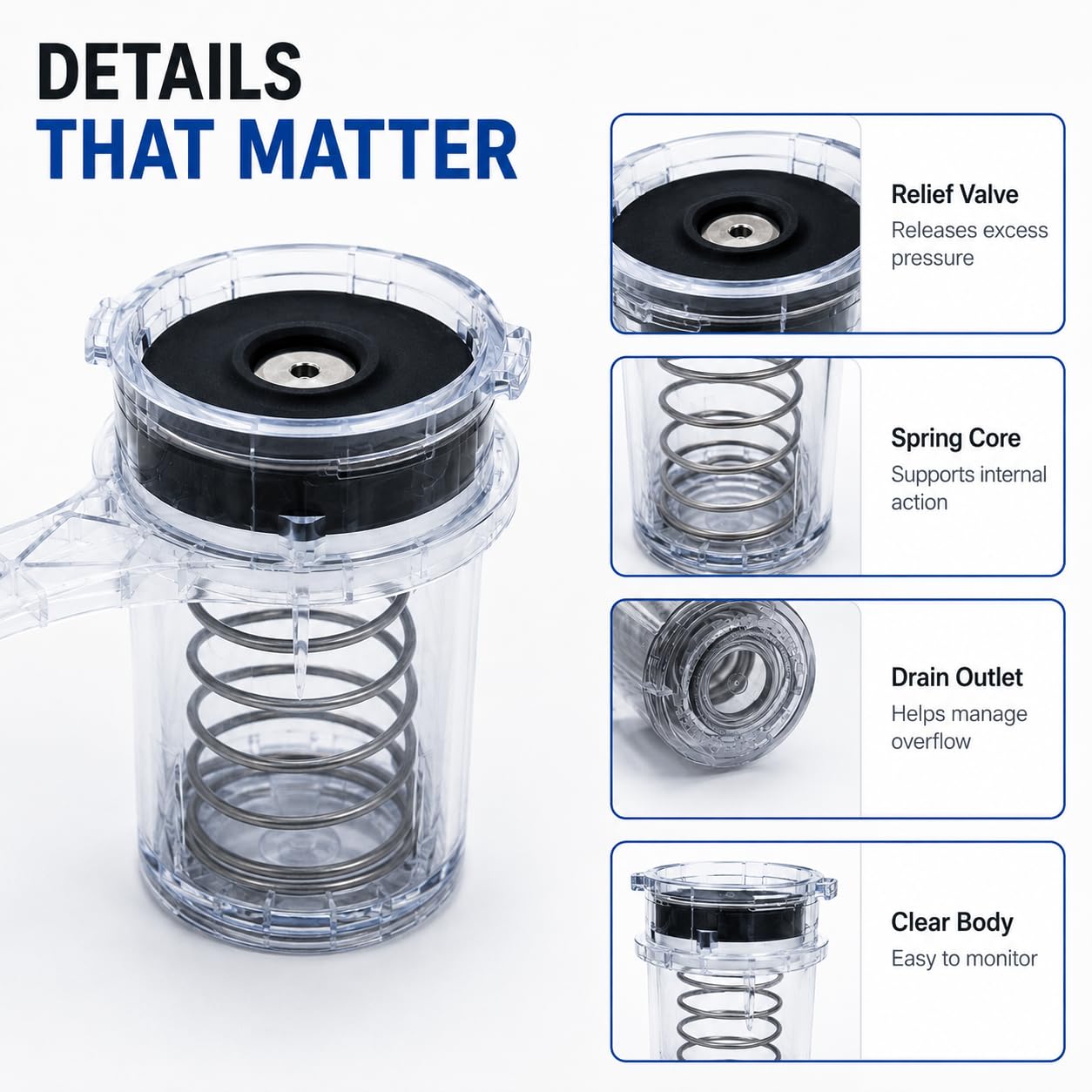 TsoLay Kit Limpieza Cafetera E61, Retrolavado con Liberación Automática De Presión, Cabezal De Preparación Autolimpiante para Todas Las Cafeteras Estándar con Cabezal De Preparación De 58 Mm