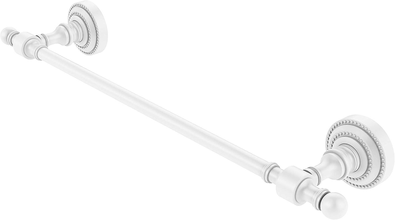 Allied Brass RD-31/24 Retro Dot Collection 24 Inch Towel Bar, Oil Rubbed Bronze