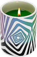 Vista 1 de Vela perfumada de cerámica que cambia de color lento, 12 oz - Vibin' Green