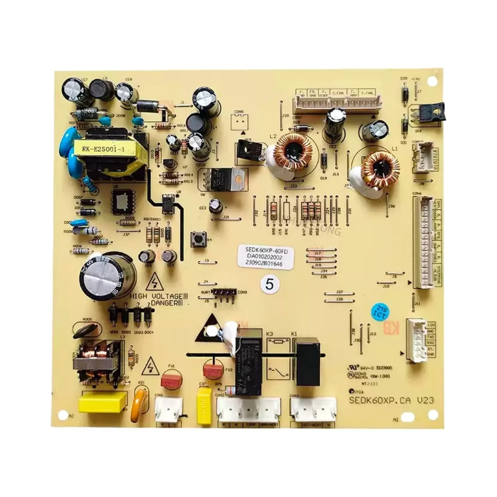 Cthjybfgs 1Pcs ，Compatible For Meiling，Refrigerator Motherboard Da010202002 Main Control Board Circuit Board