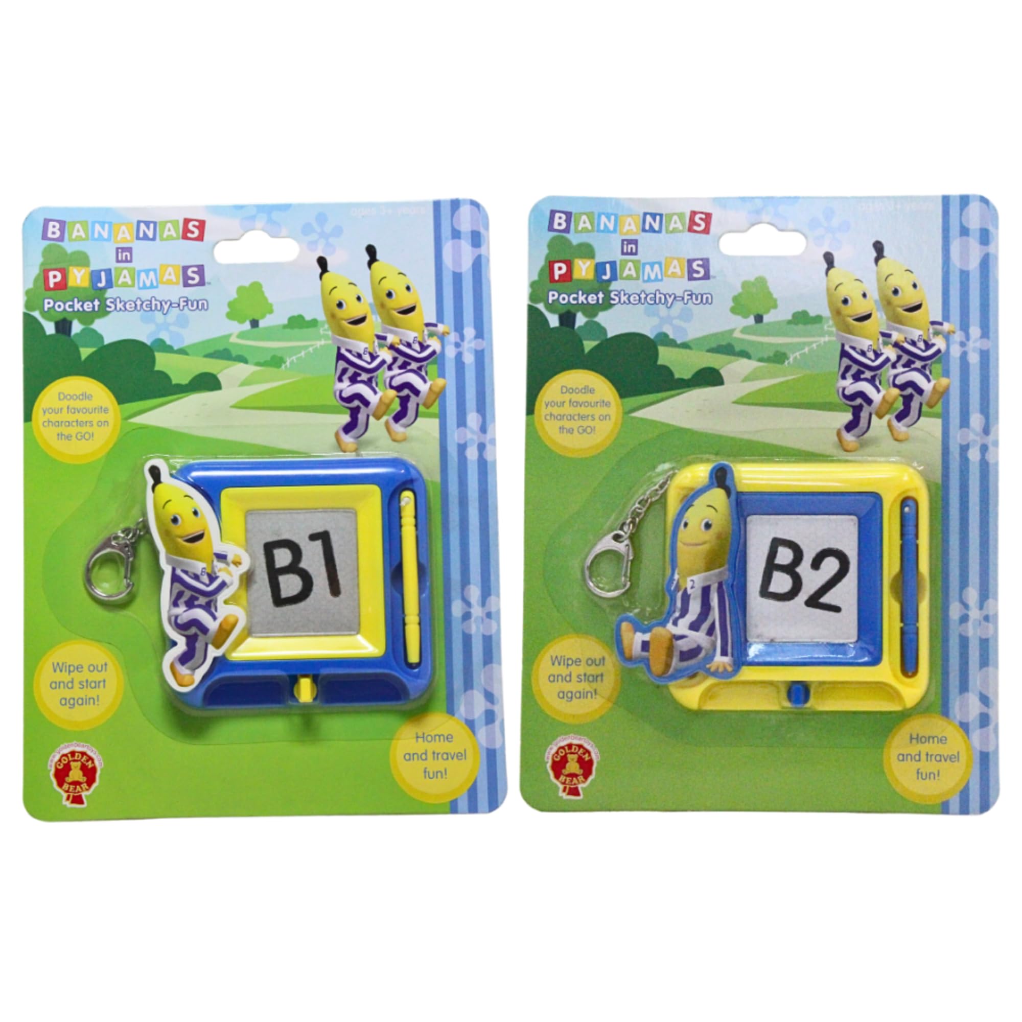 Toptoys2u Bargain Bundles Bananas In Pyjamas Pocket Sketchers B1 & B2 - Twin Pack