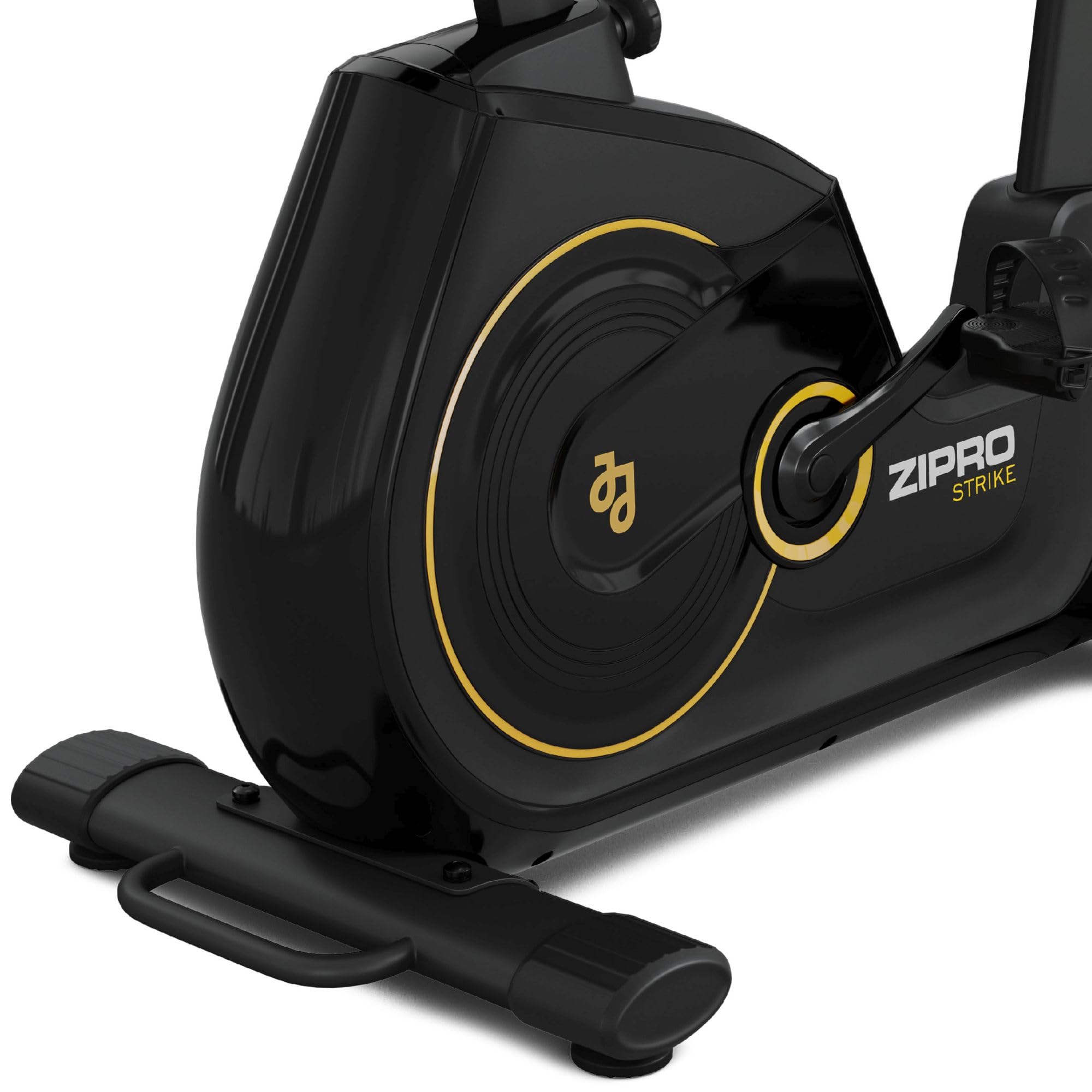 Zipro Rower treningowy Strike Gold, ergometr do fitnessu, magnetyczny trener rowerowy, ergometr do 150 kg, rower do użytku wewnętrznego, rower treningowy do domu, ergometr rowerowy, przewodowy