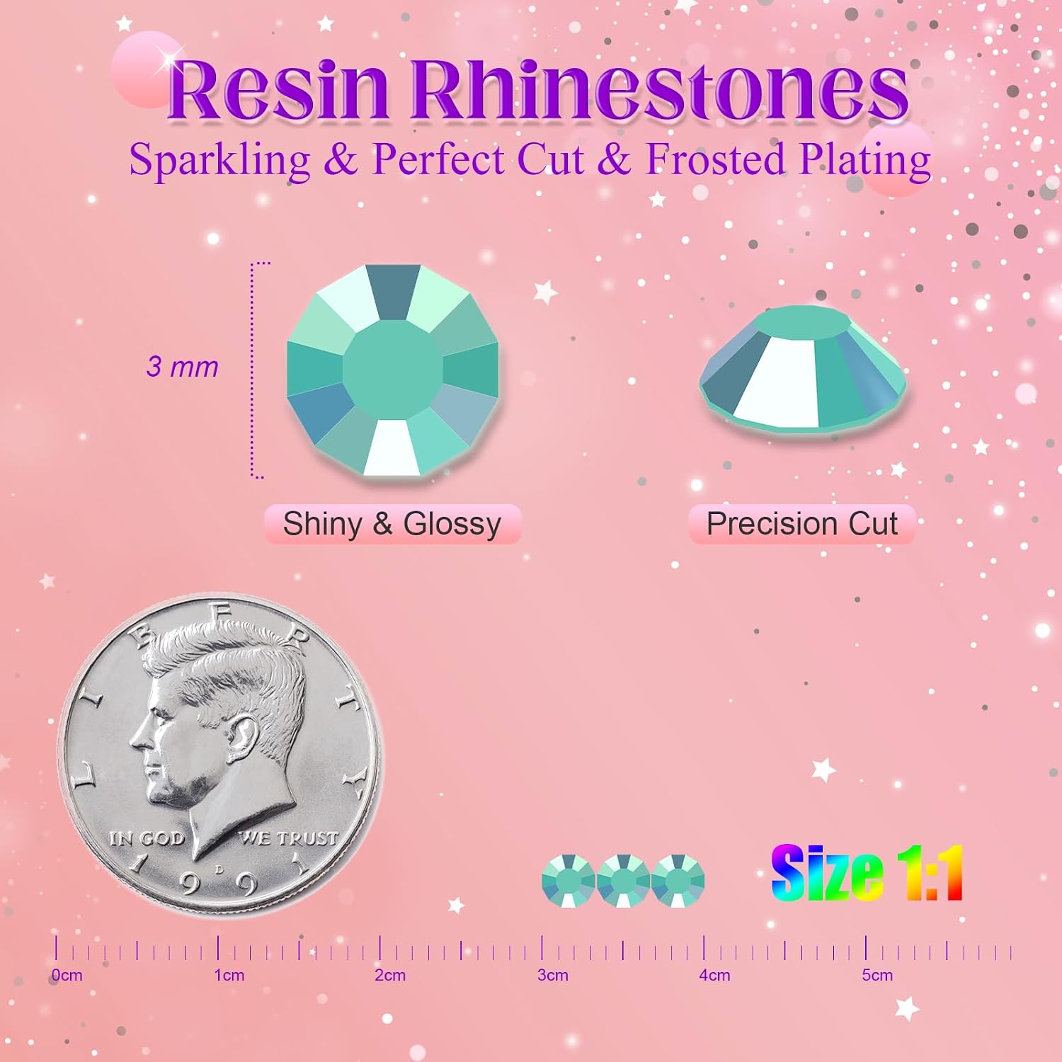Bedazzling Kit with 32000Pcs Rhinestones, Jelly Rhinestones for Bedazzling, 24 Colors 3mm Resin Flatback Gems with 3Pcs 10ml B7000 Glue, Tweezers & Pickup Pen for Crafting Tumblers Book Nail Art